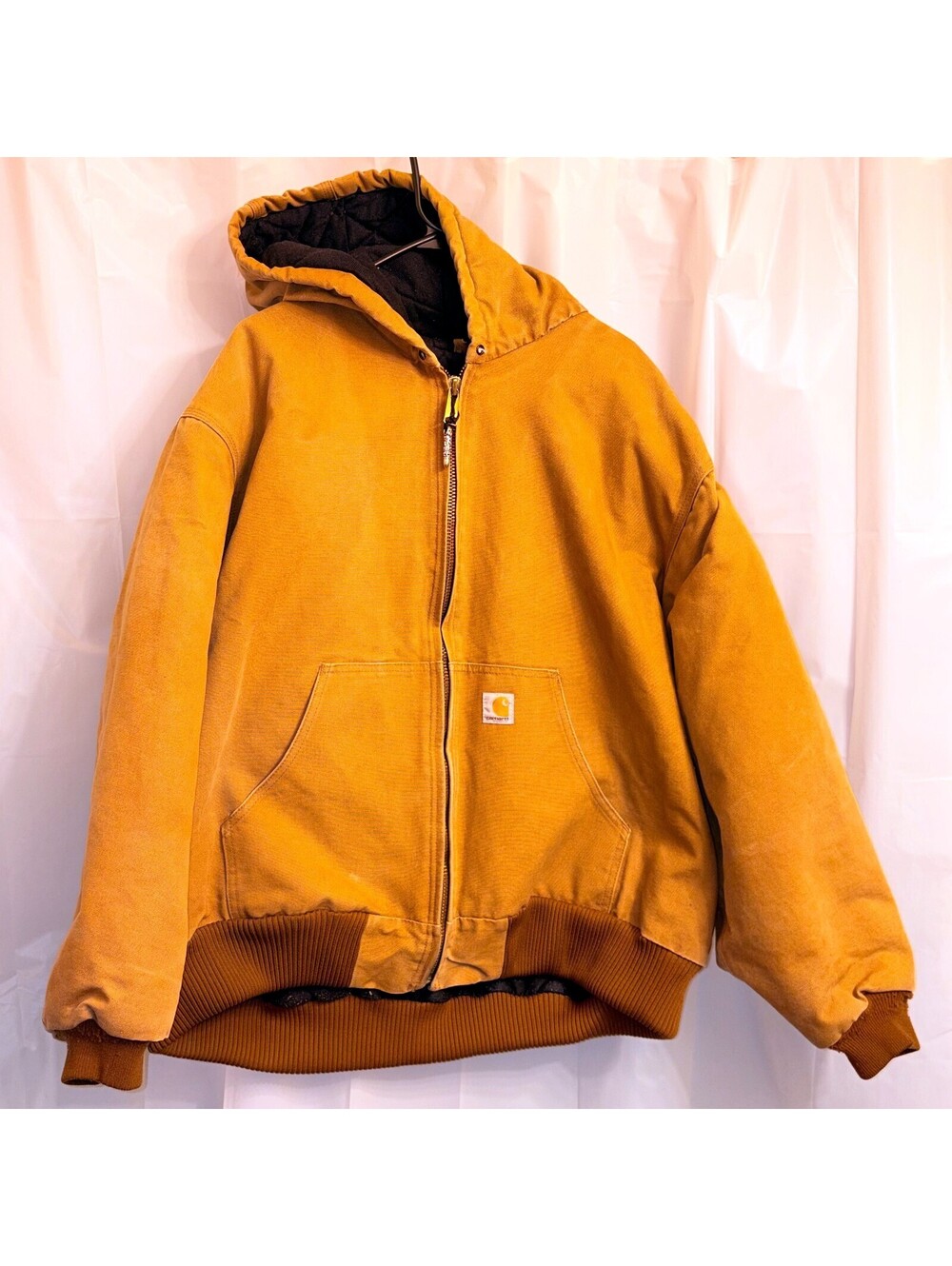 Carhartt Men's J140 Firm Duck Canvas Active Jacket 3XL XXXL Brown J140-BRN